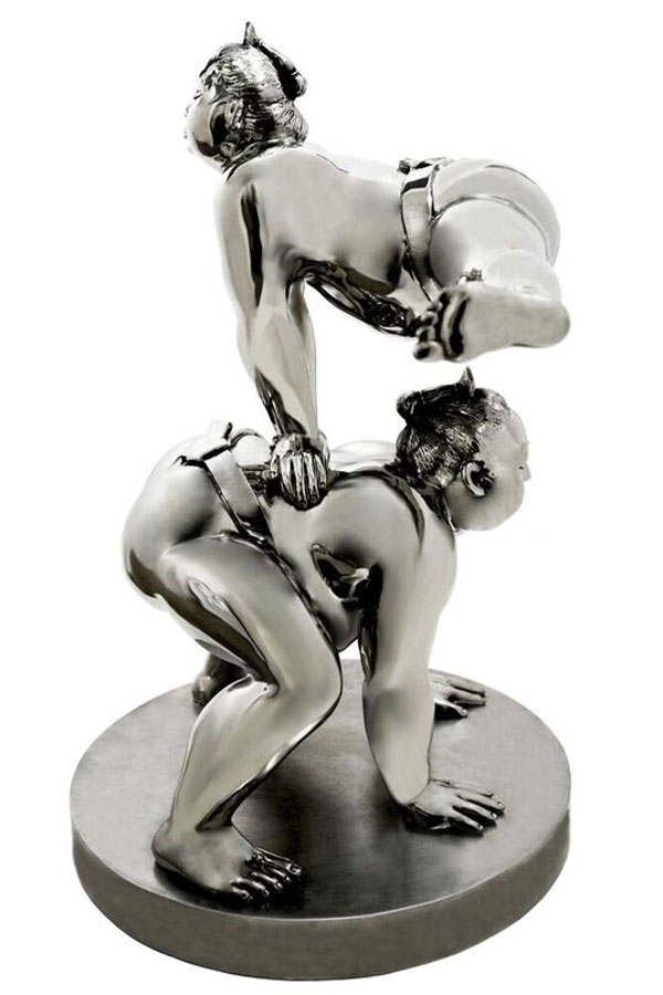Sculpture sumo steel - Leapfrog - Irina Daylene