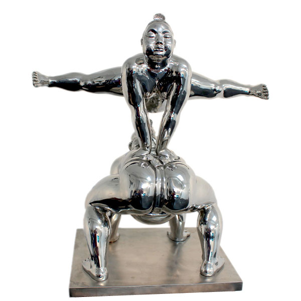 Sculpture sumo steel - Leapfrog - Irina Daylene