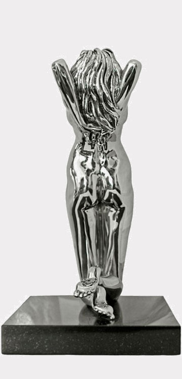 Woman Leaning
